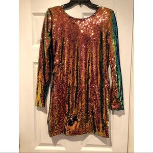 Motel Sequins Dress